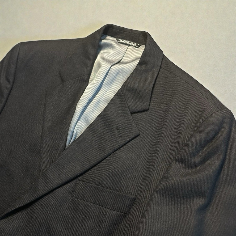 Mens‎ Jack Victor Pure 100% Cashmere Sport Coat Blazer Valutowood SPJ 42L Black